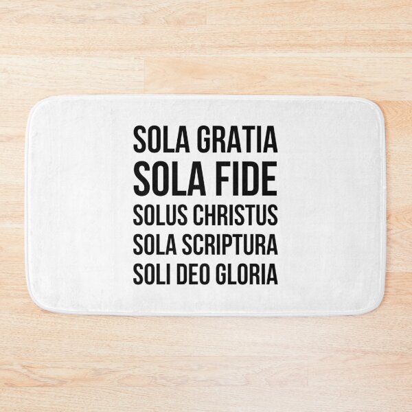 Item preview, Five Solas Reformed Theology designed and sold by HalpinDesign.