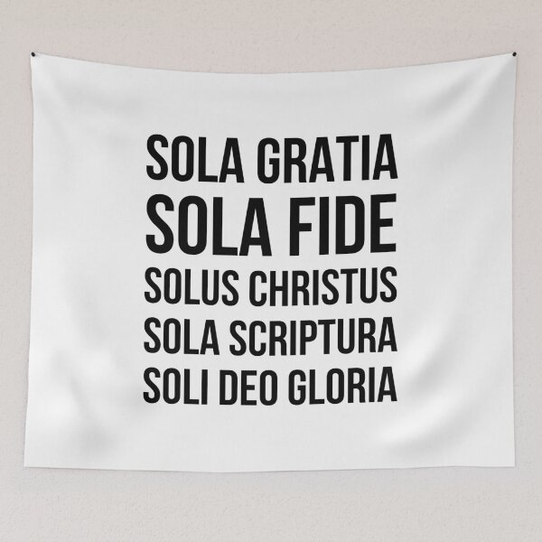 Item preview, Five Solas Reformed Theology designed and sold by HalpinDesign.