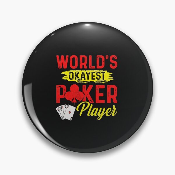 Item preview, Worlds Okayest Poker Player designed and sold by SportyDogShop.