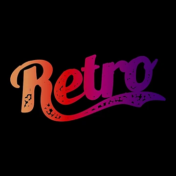 Artwork thumbnail, Retro Text Design by DarrriaDesign