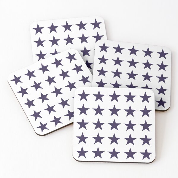 Item preview, Medium NAVY BLUE & WHITE STARS  designed and sold by RachelMacht.