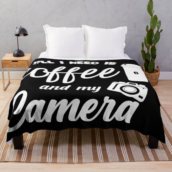Item preview, All I Need Is Coffee And My Camera coffee and photography lovers designed and sold by joy4shirt.