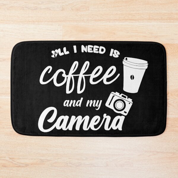 Item preview, All I Need Is Coffee And My Camera coffee and photography lovers designed and sold by joy4shirt.