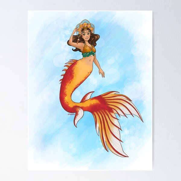 Vista previa del artículo con la obra «Sirena kairi», diseñado y vendido por Biscotti9.