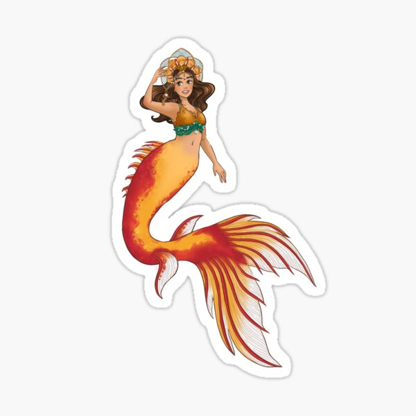 Vista previa del artículo con la obra «Sirena kairi», diseñado y vendido por Biscotti9.