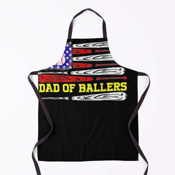 Item preview, Dad of Ballers American flag Funny Baseball Dad Softball designed and sold by sherriwester.