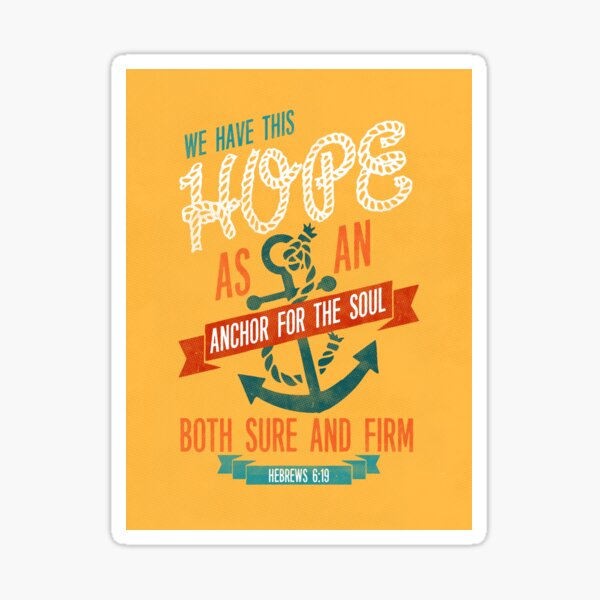 Item preview, HEBREWS 6:19 designed and sold by Paper Bee Gift Shop.