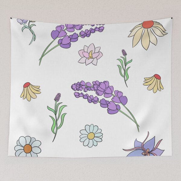 Item preview, minimalistic flowers designed and sold by Sharkula.