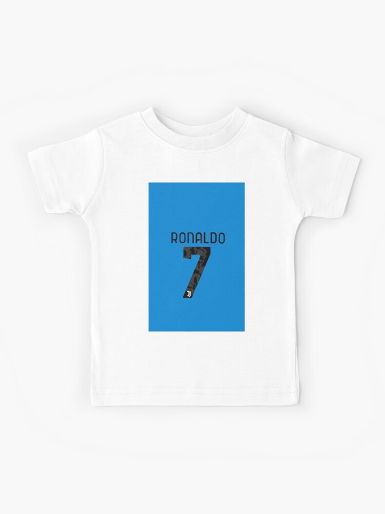 CR7 Tshirt Ronaldo Football Gift Adult & Kids Size Front 