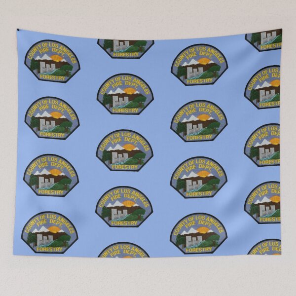 Item preview, Los Angeles County Fire Forestry designed and sold by Lawrence Baird.
