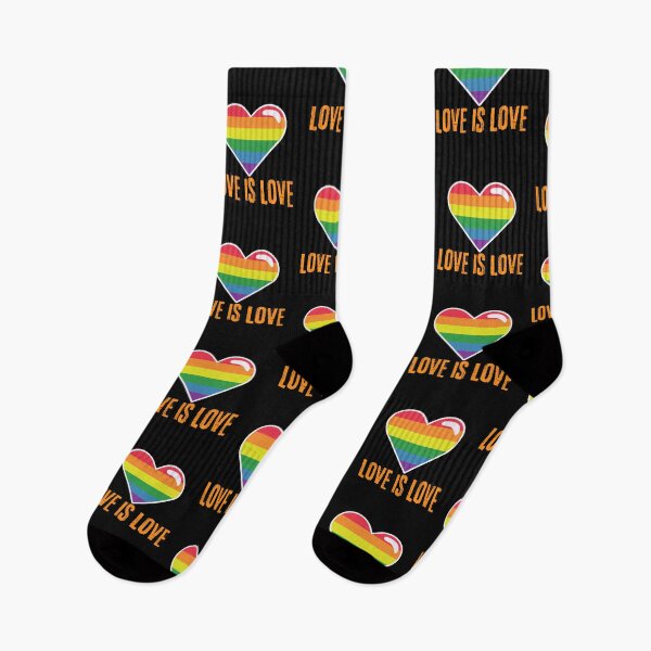 Item preview, Love Is Love Gay Pride Rainbow Heart Design designed and sold by EarthArtDesigns.