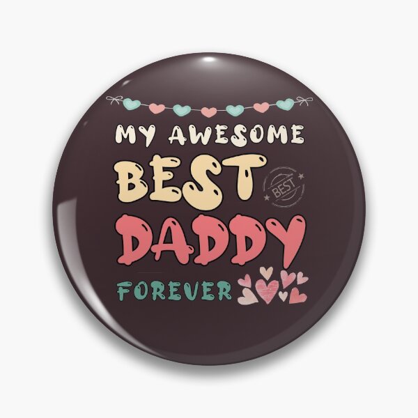 Item preview, My Awesome Best Daddy Forever father's day designed and sold by JooArtPrints  ★★★★★.