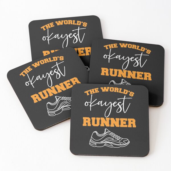 Item preview, Worlds Okayest Runner designed and sold by SportyDogShop.