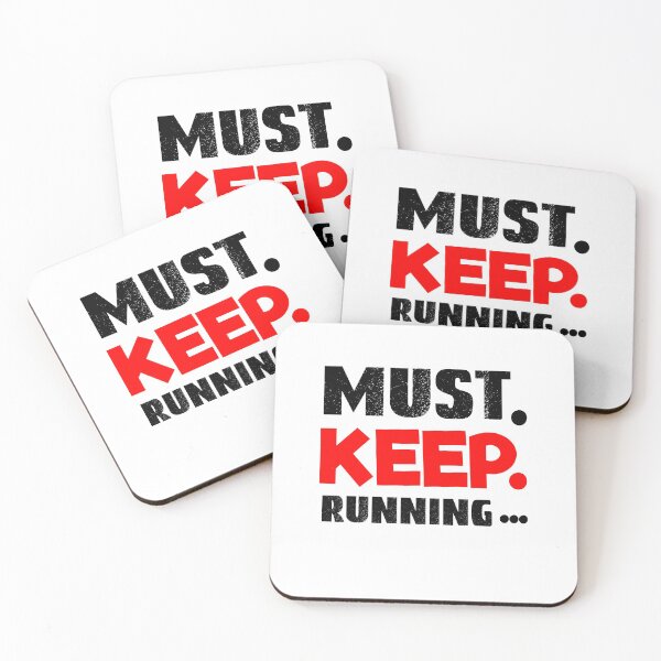 Item preview, Must Keep Running, Worlds Okayest Runner designed and sold by SportyDogShop.
