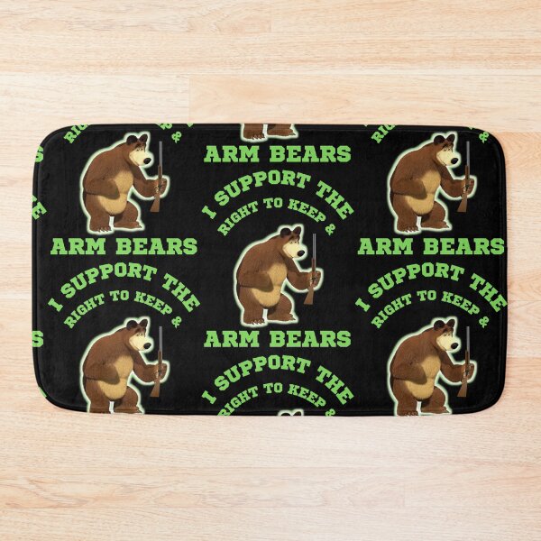 Item preview, Funny I Support The Right To Arm Bears Gun Puns designed and sold by WoodburyLake.