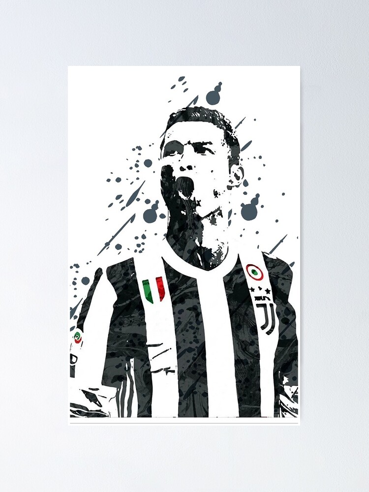 Cristiano Ronaldo- Juventus - Art Poster - Posters by Tallenge