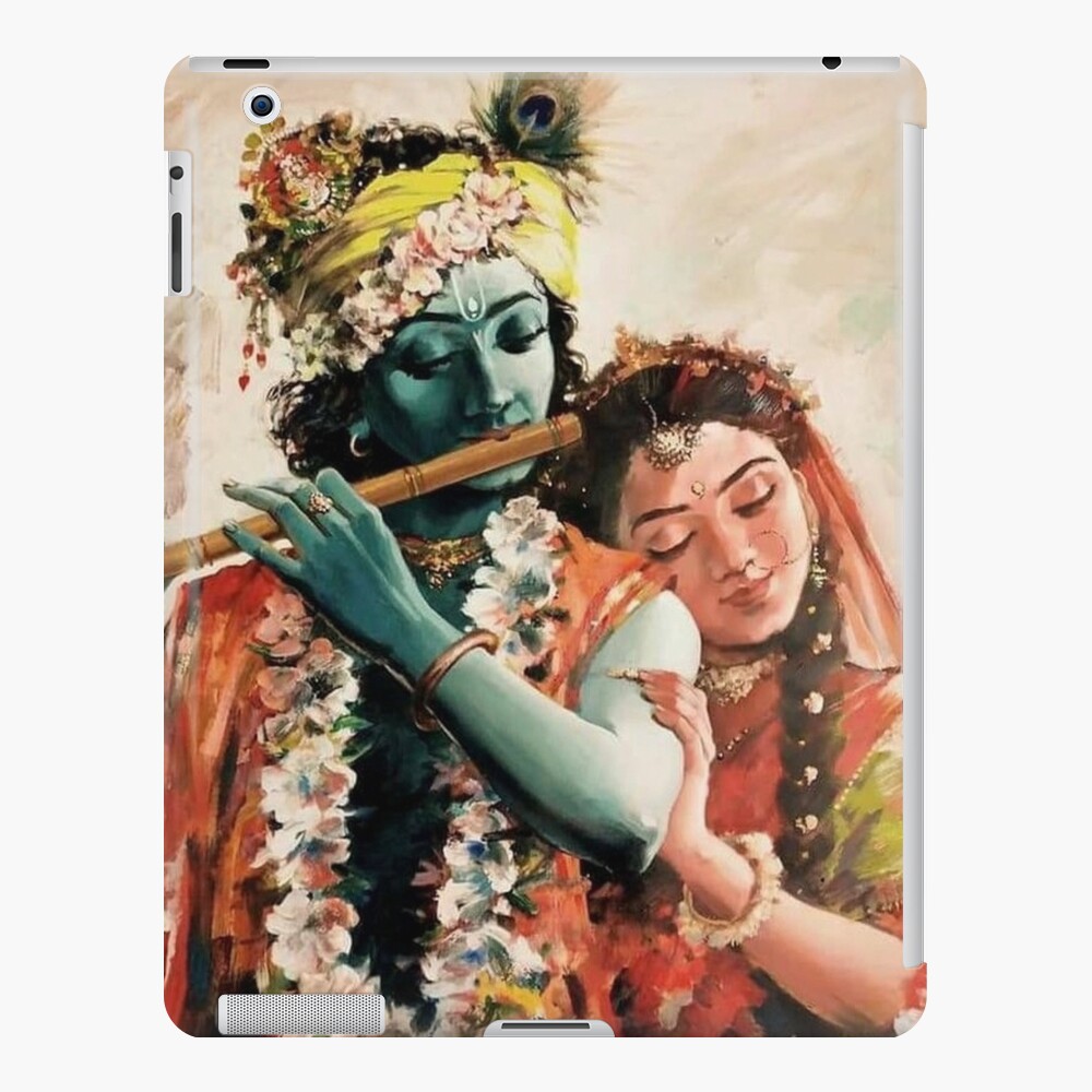 Radha Krishna Water Painting