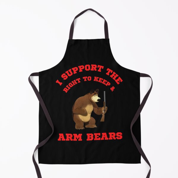 Item preview, Funny I Support The Right To Arm Bears Gun Puns designed and sold by WoodburyLake.