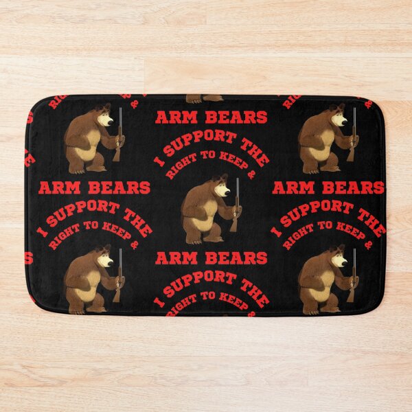 Item preview, Funny I Support The Right To Arm Bears Gun Puns designed and sold by WoodburyLake.