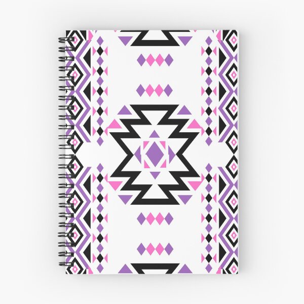 Item preview, Native Pink, Purple, and Black Geometric Pattern - White  designed and sold by JMWCD.