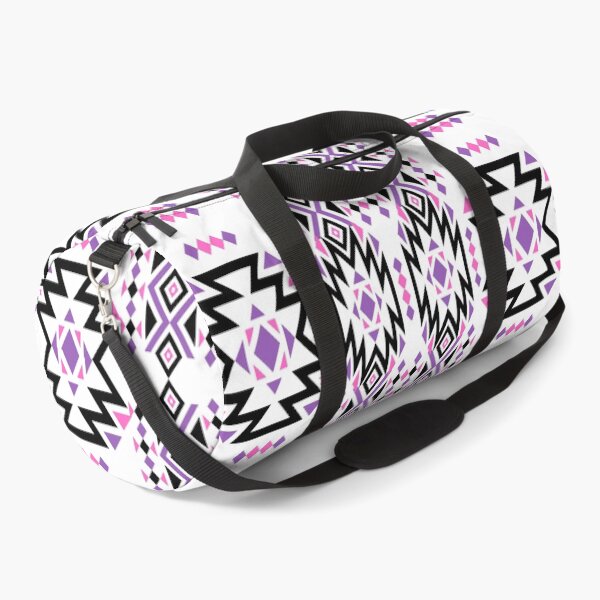 Item preview, Native Pink, Purple, and Black Geometric Pattern - White  designed and sold by JMWCD.
