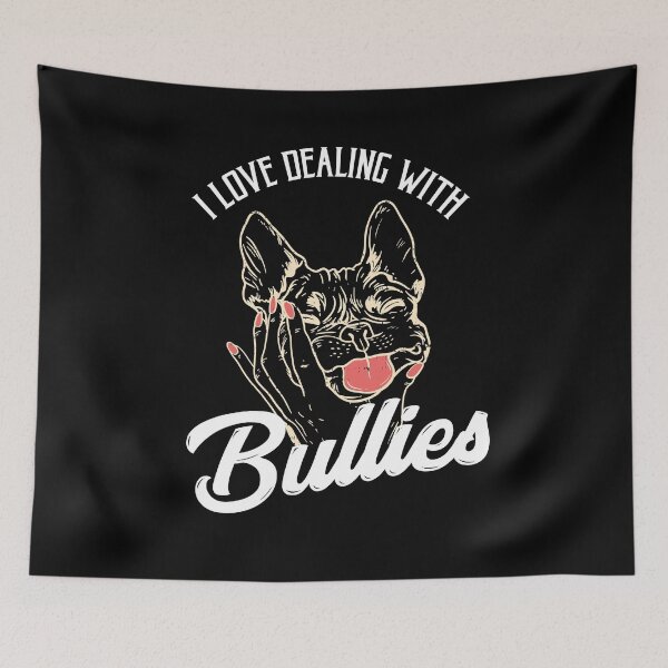 Item preview,  I love dealing with Bullies Funny Frenchie French Bulldog  designed and sold by Rzelemenz.