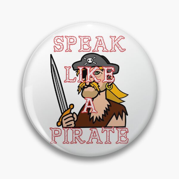 Item preview, Speak Like A Pirate - Here Be The Booty White designed and sold by KeysTreasures.