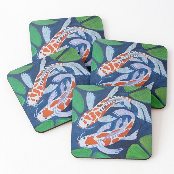 Item preview, stylized butterfly koi carp design, Exotic Fish Collection designed and sold by ban-yo.