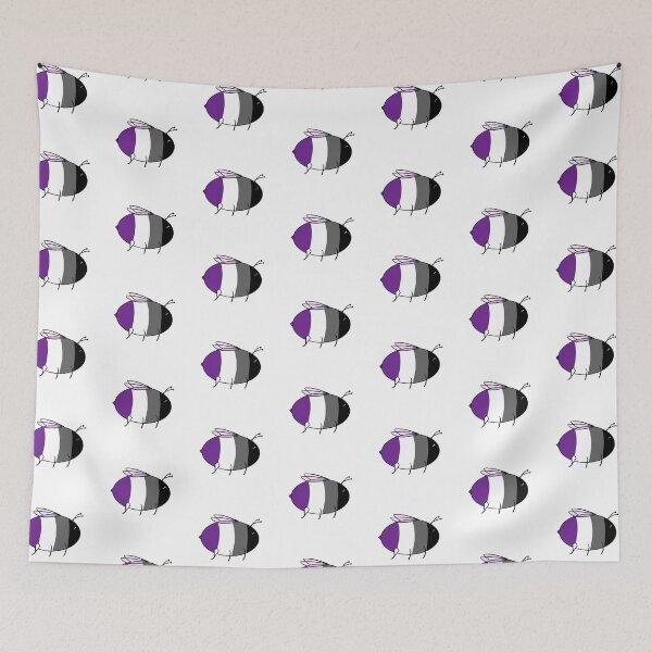 Item preview, Asexual Pride Bee designed and sold by LunarDoodles.