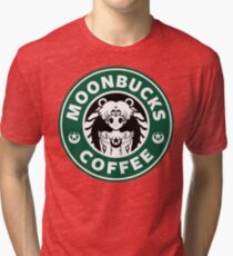 Moonbucks Coffee Tri-blend T-Shirt