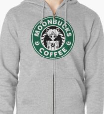 Moonbucks Coffee Zipped Hoodie
