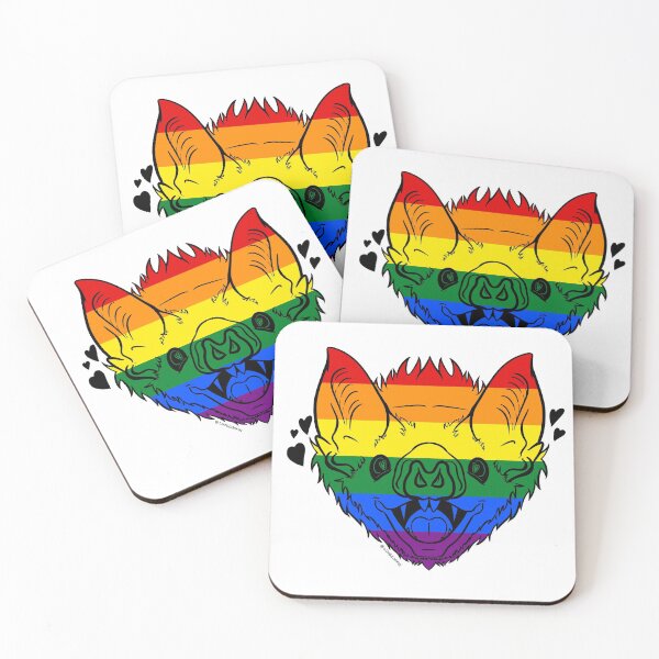 Item preview, Gay Pride Vampire Bat Rainbow Flag  designed and sold by luxecoffin.