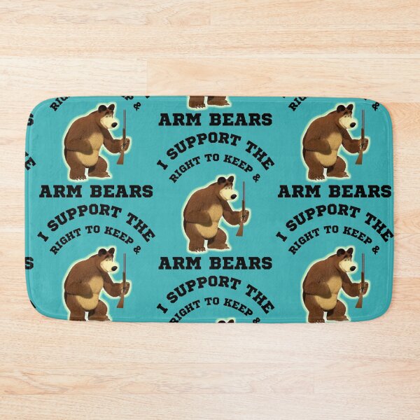 Item preview, Funny I Support The Right To Arm Bears Gun Puns designed and sold by WoodburyLake.