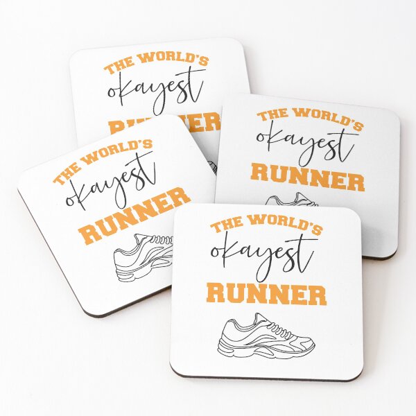 Item preview, Worlds Okayest Runner designed and sold by SportyDogShop.