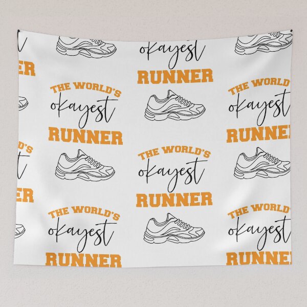 Item preview, Worlds Okayest Runner designed and sold by SportyDogShop.