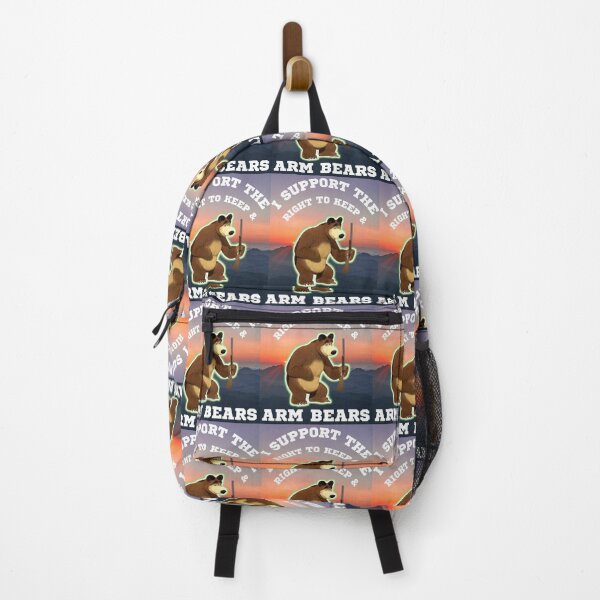 Item preview, Funny I Support The Right To Arm Bears Gun Puns designed and sold by WoodburyLake.