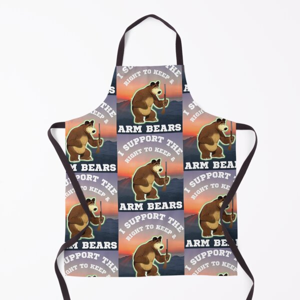 Item preview, Funny I Support The Right To Arm Bears Gun Puns designed and sold by WoodburyLake.