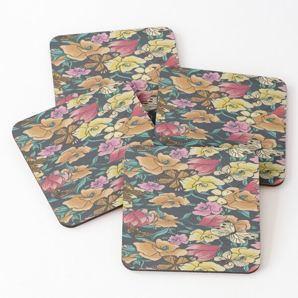 Item preview, BUTTERFLY AND FLOWERS PATTERN designed and sold by Lkarmosa.