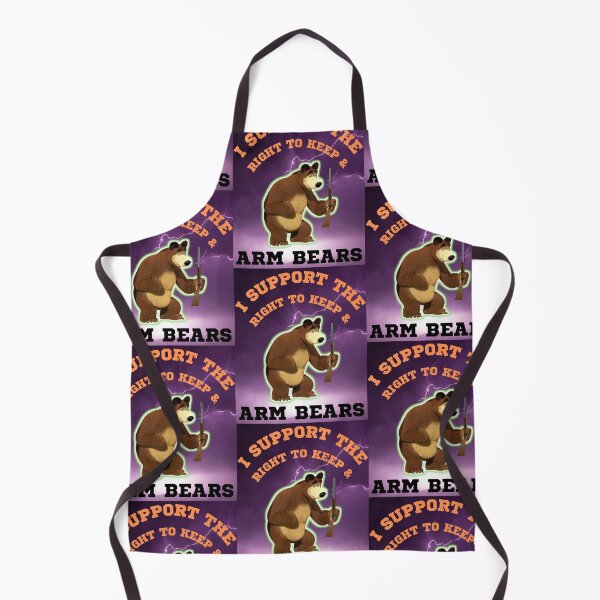 Item preview, Funny I Support The Right To Arm Bears Gun Puns designed and sold by WoodburyLake.