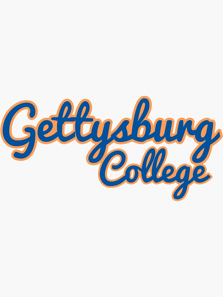 "Gettysburg College" Sticker for Sale by jr4599 Redbubble