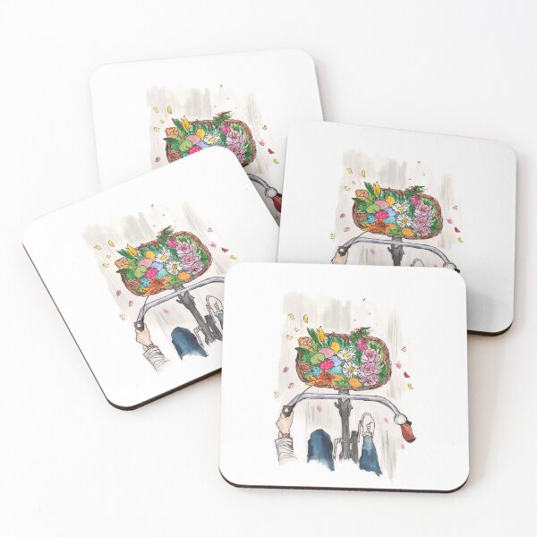 Item preview, Bike Riding and a Basket of Flowers designed and sold by ObservantPoet.