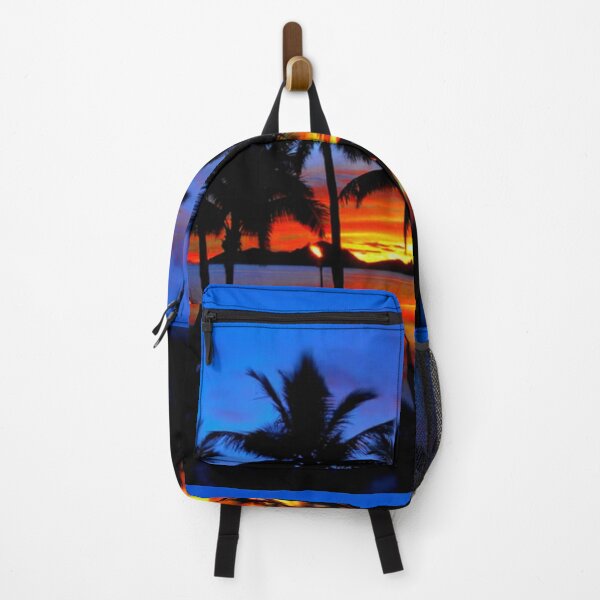 Item preview, Hawaii sunset, aloha, Hawaiian, tropical, topical sunset, Hawaii sky, Hawaiian colors, men, teens, office, relax, art designed and sold by happiness1000.