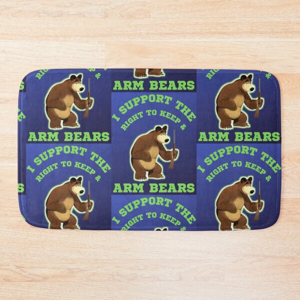 Item preview, Funny I Support The Right To Arm Bears Gun Puns designed and sold by WoodburyLake.