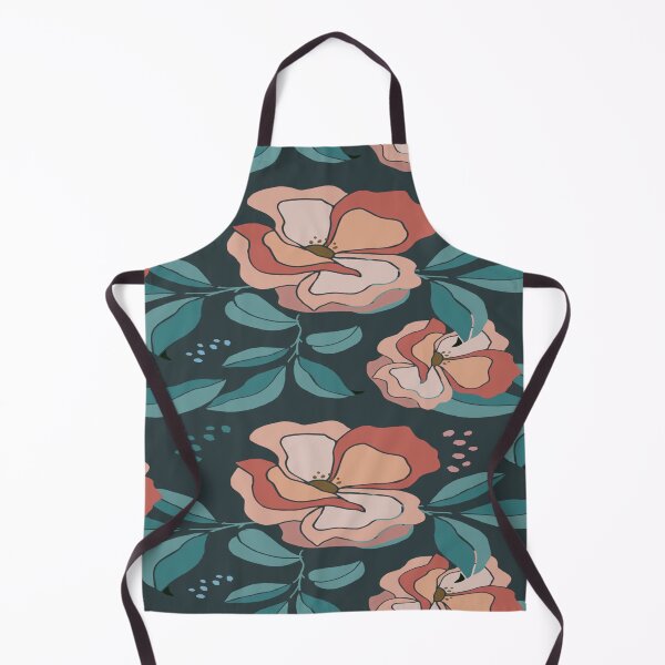 Item preview, FLORAL DARK BLUE PATTERN designed and sold by Lkarmosa.
