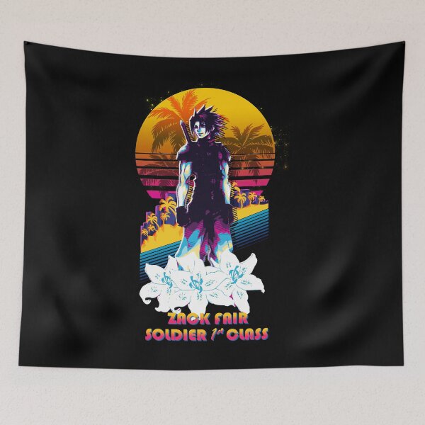 Item preview, Zack Fair 80s retro Final fantasy 7  designed and sold by Gabrielaxel300.