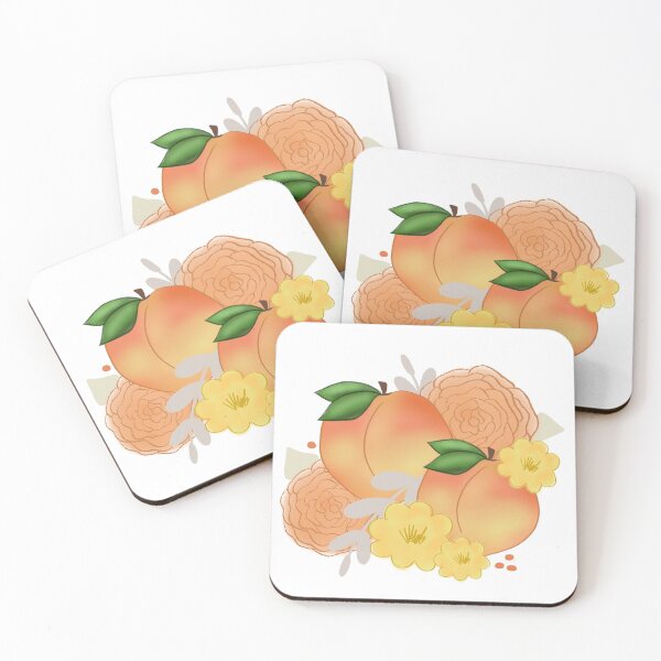Item preview, Floral Peaches designed and sold by Mvillstyles.