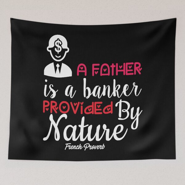 Item preview, A Father is A Banker Provided by Nature designed and sold by Printoweb.