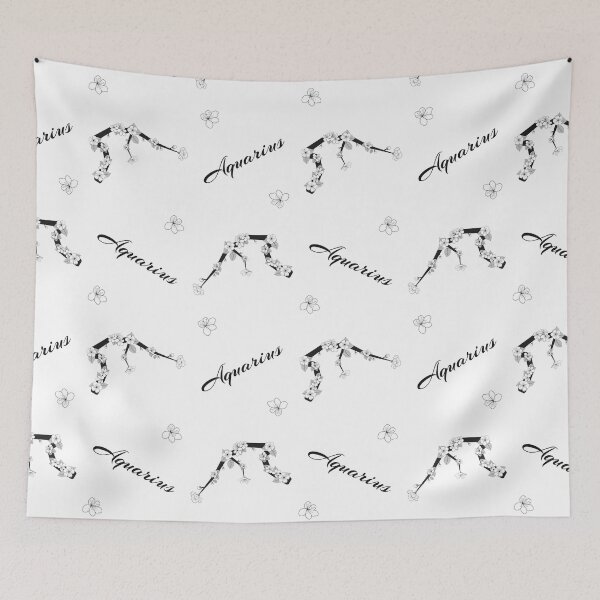 Item preview, Aquarius Tree Branch Constellation in Black and White designed and sold by Astrowl-.