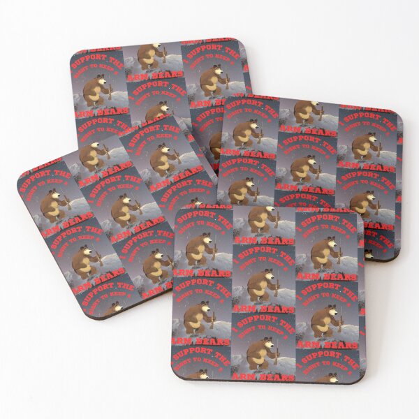 Item preview, Funny I Support The Right To Arm Bears Gun Puns designed and sold by WoodburyLake.