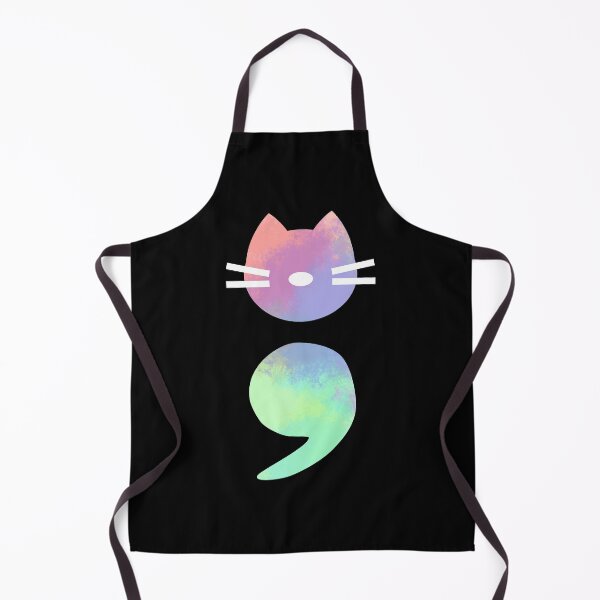 Item preview, Pastel Semicolon Cat designed and sold by SparkSnaps.